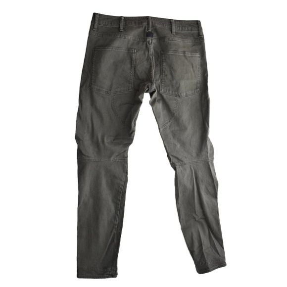 G-STAR RAW 5620 Elwood 3D Slim Asfalt Jeans 33x34 - Picture 4 of 10